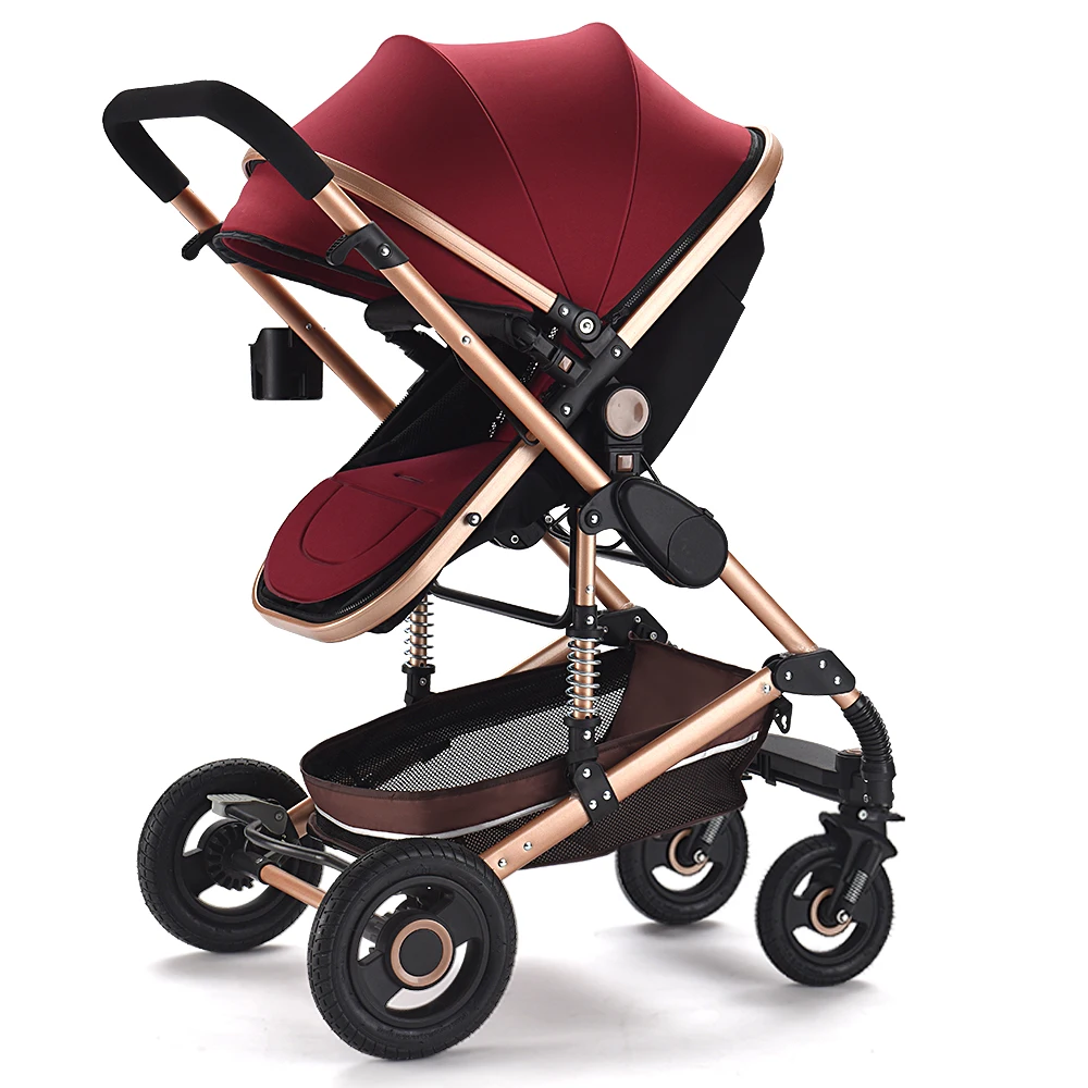 Baby Stroller Cochecito De Bebe Infant Factory Baby Carriage Supply OEM Logo ODM Customized Design Supported Babes Jumper 3 IN 1