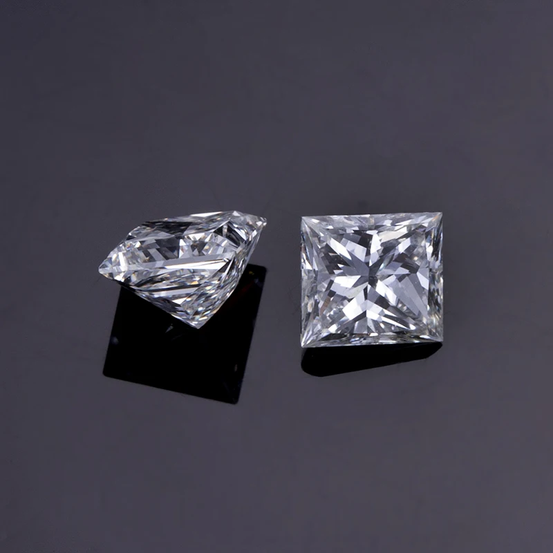 1.5X1.5mm - 5X5mm DEF VS Melee Square Cut Lab Grown Diamond