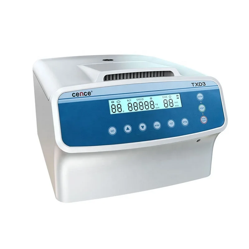 Настольная Клиническая лабораторная Центрифуга TXD3 с бесщеточным Мотором и максимальной скоростью вращения 3000