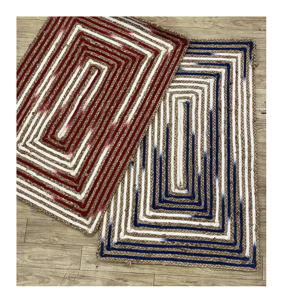 BESPOKE AND HOT SELLING NATURAL COTTON BRAIDED RUGS AND CARPET