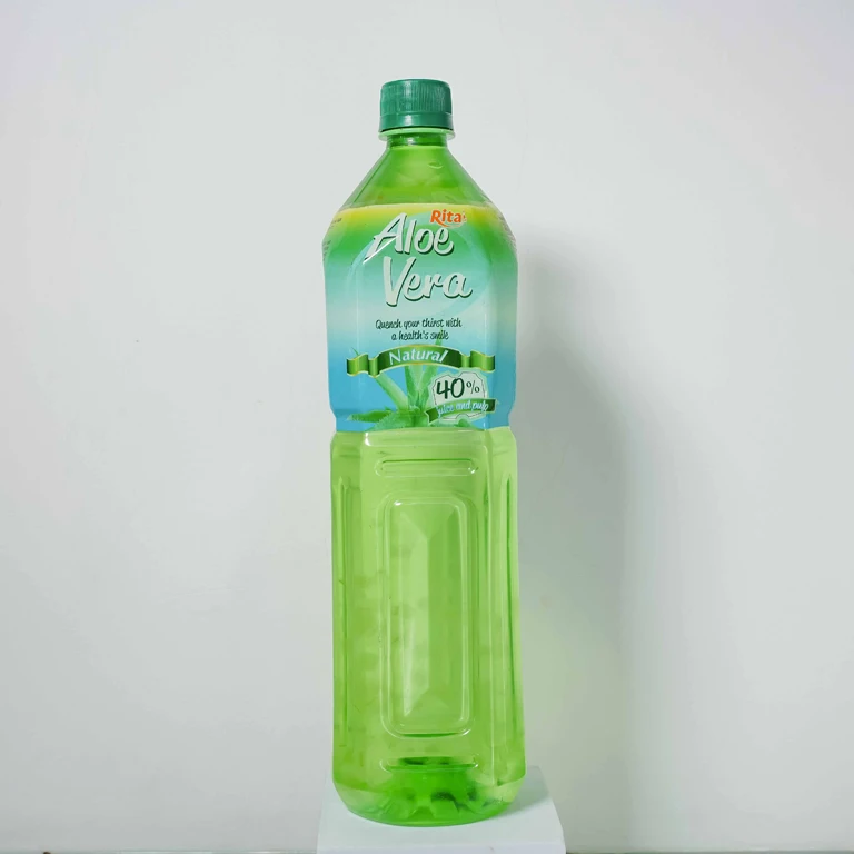 33.8 Fl Oz  Pet bottle Fresh Aloe Vera Drink Free Sample fresh extract drink aloe vera juice jelly Factory Price