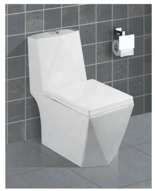 Export Quality Factory Wholesale Ceramic Wc Toilet Washdown S-trap One-Piece in China