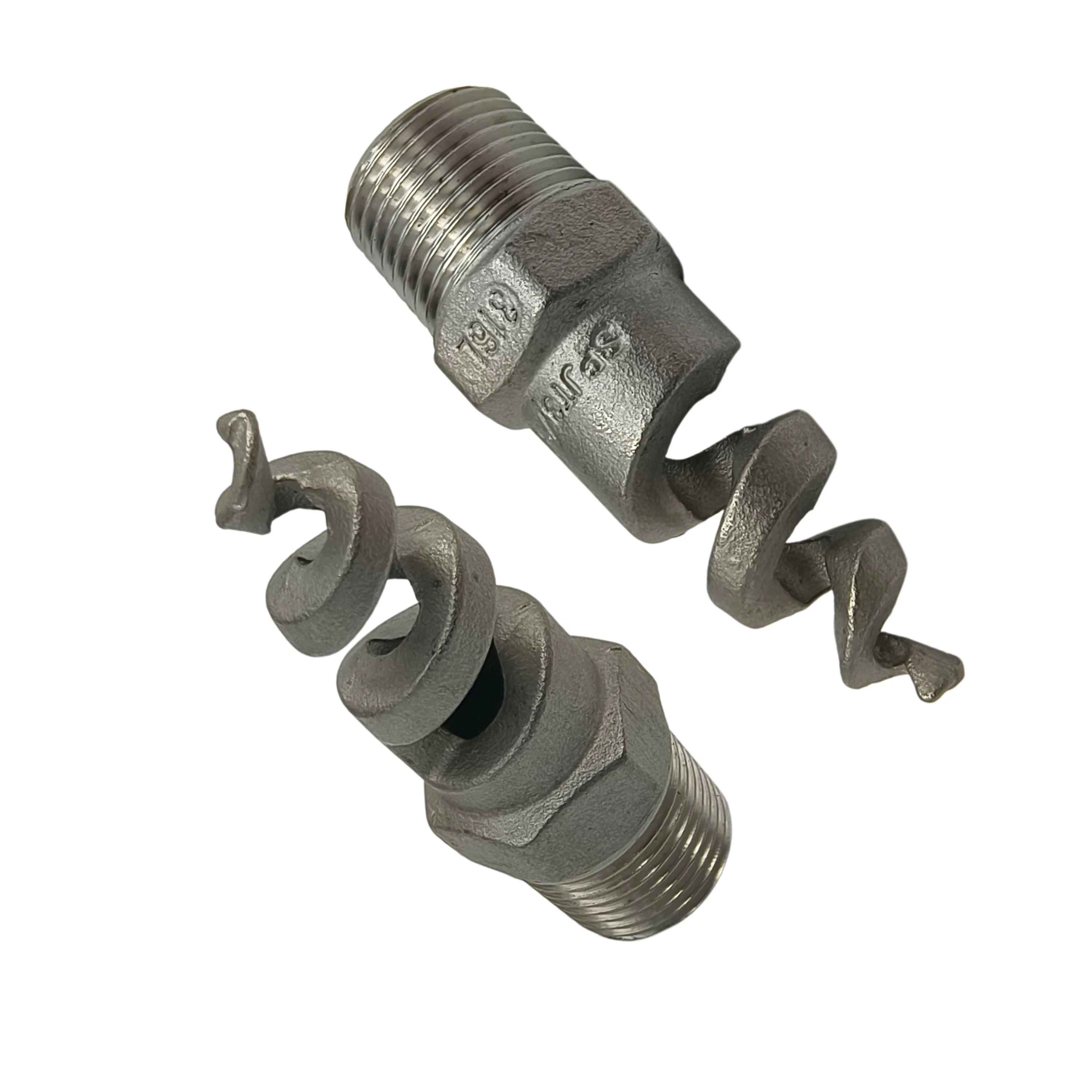 Taiwan Shinj Rinsing Dust Control Stainless Steel Hollow Cone Spiral Nozzle