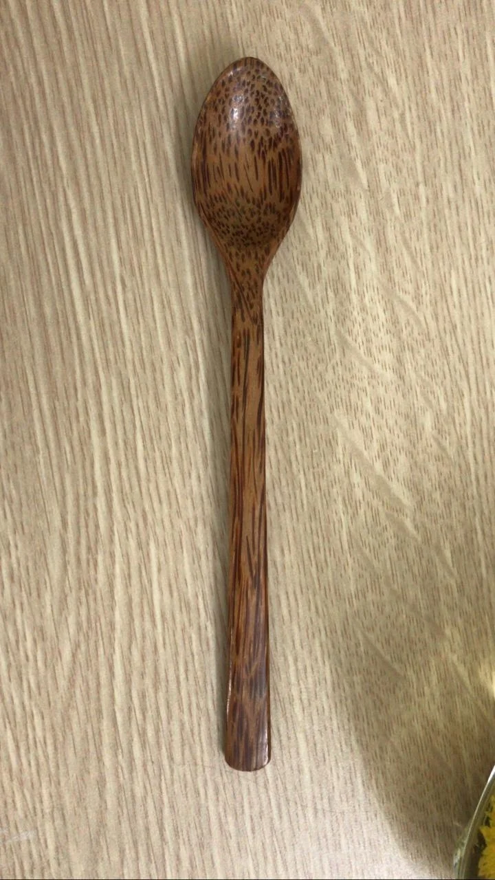 High Quality 100% Natural Eco-friendly Gift Custom Logo natural bamboo straws coconut spoons made in Vietnam