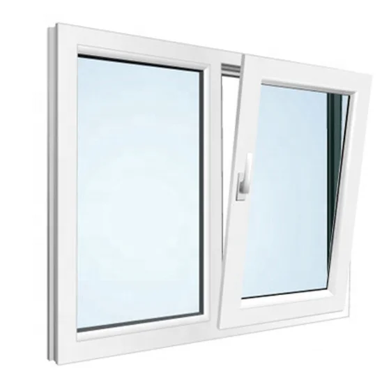 Vinyl UPVC conch plastic steel soundproof windows