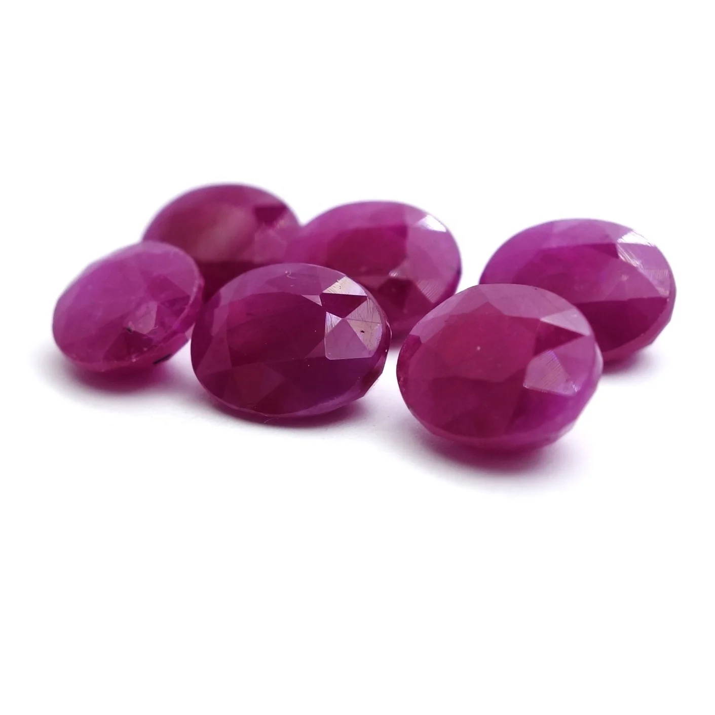 Opaque Natural Indian Ruby Gemstone Faceted Drop Or Pear Shape Translucent Quality All Shapes And Sizes Cut On Custom Orders In