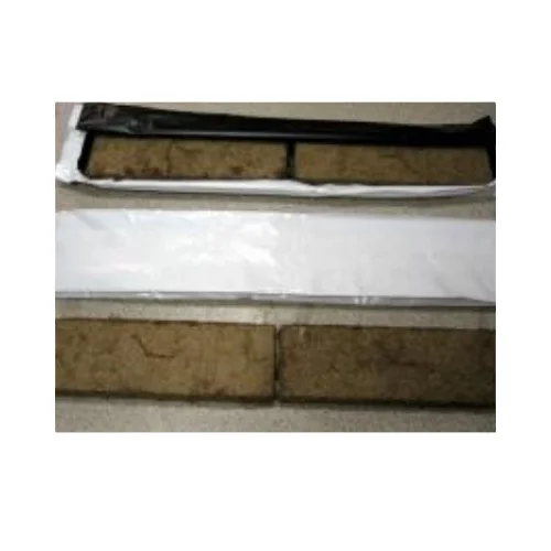 Pressed peat moss slabs to grow plants in green houses