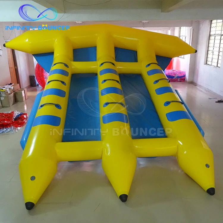 Hot Sale Inflatable Water Flying Fish Water Sports Inflatable Towable Banana Boat Fly Fish