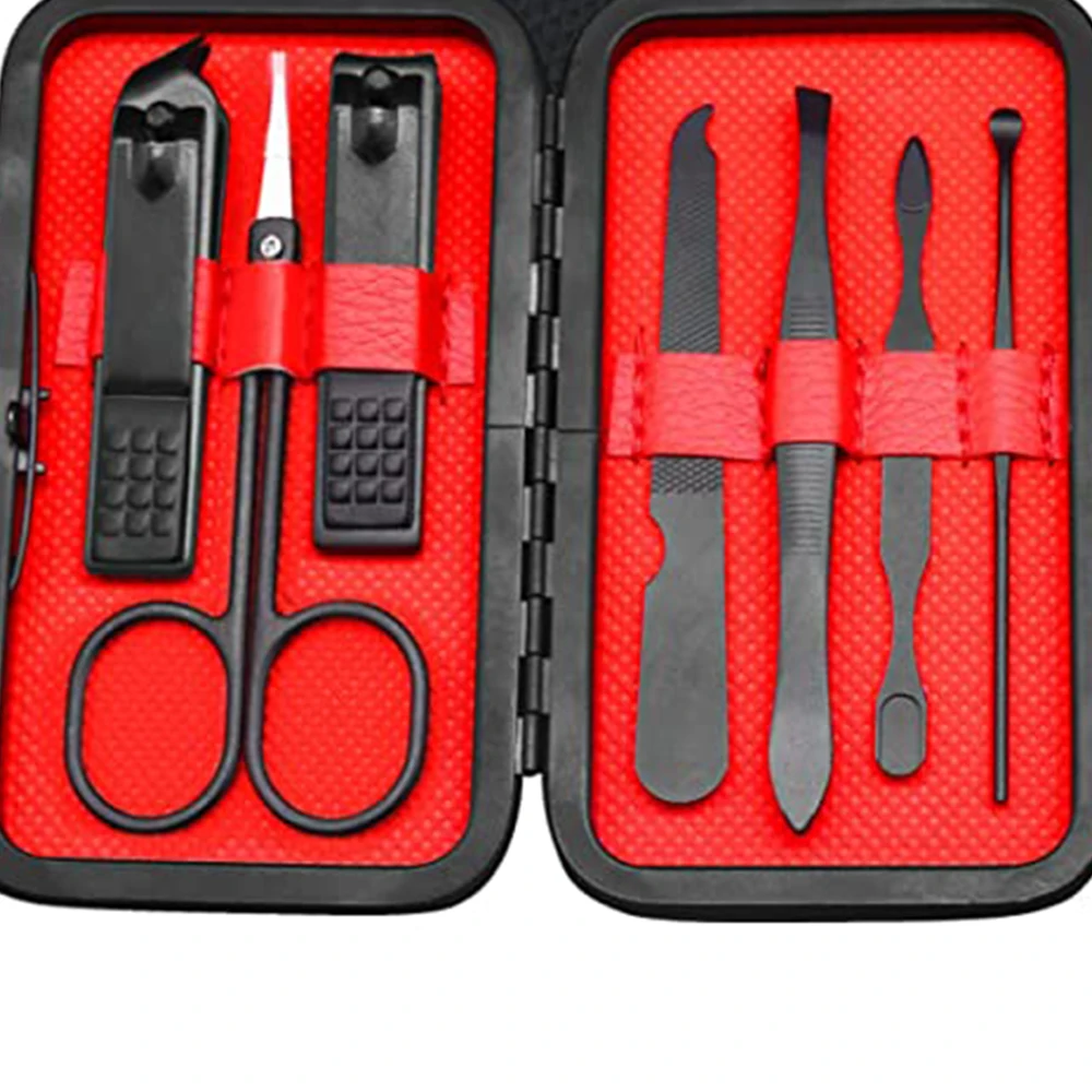 Leather Beauty Tools Manicure Set Green Stainless Steel Gift Luxury Men Pedicure Manicure Set Manicure Set For Men