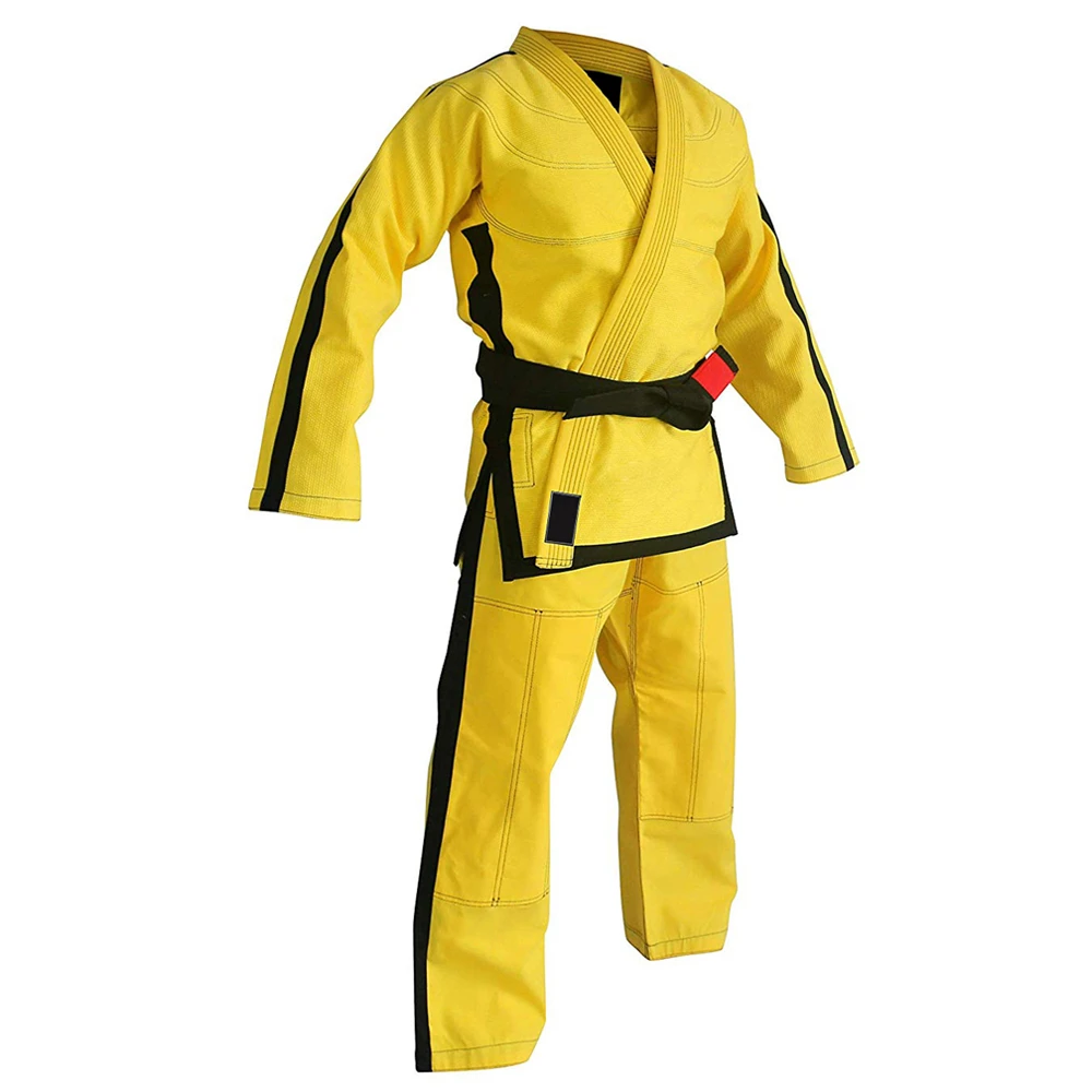 Оптовая продажа изготовленный на заказ логотип костюм для карате дзюдо BJJ Gi Kimono Jiu Jitsu WTF форма тхэквондо одежда боевых искусств