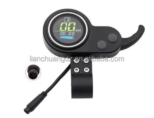 Electric Bicycle Hand Throttle electric scooter Grip display throttle with switch assembly for e bike kits