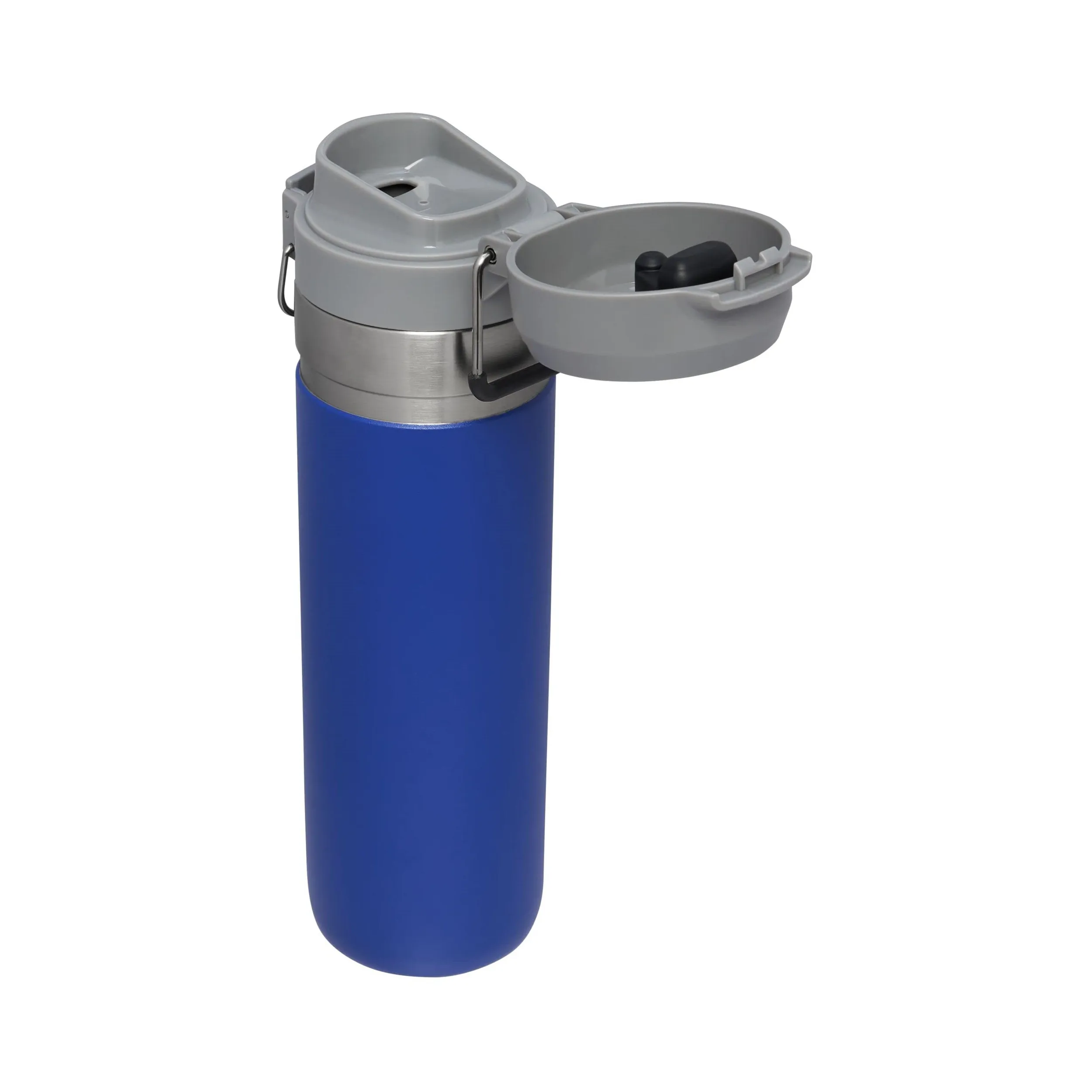 Plastic Motivational Fitness Sports Water Bottle With Time Marker Leakproof Flip Top