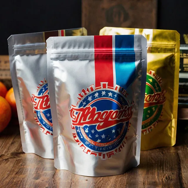 Custom mylar bags aluminum foil smell proof 70g gummy cookie candy nut freeze dried food sachet packaging bags stand up pouch