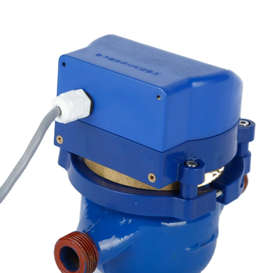 cold water flow meter brass connect RS485 M-BUS smart photoelectric direct read water meter