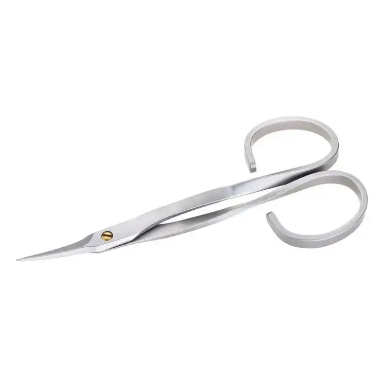 Custom Logo Manicure Scissors with Fancy Handle Extra Fine & Extra Sharp for Nail & Pedicure Customized Packaging