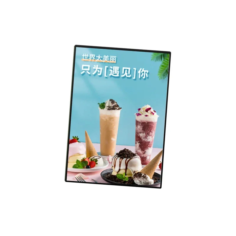 New Design Wall Mounting Ultra Slim Poster Display Light Box Aluminum Profile For Cinema Advertising