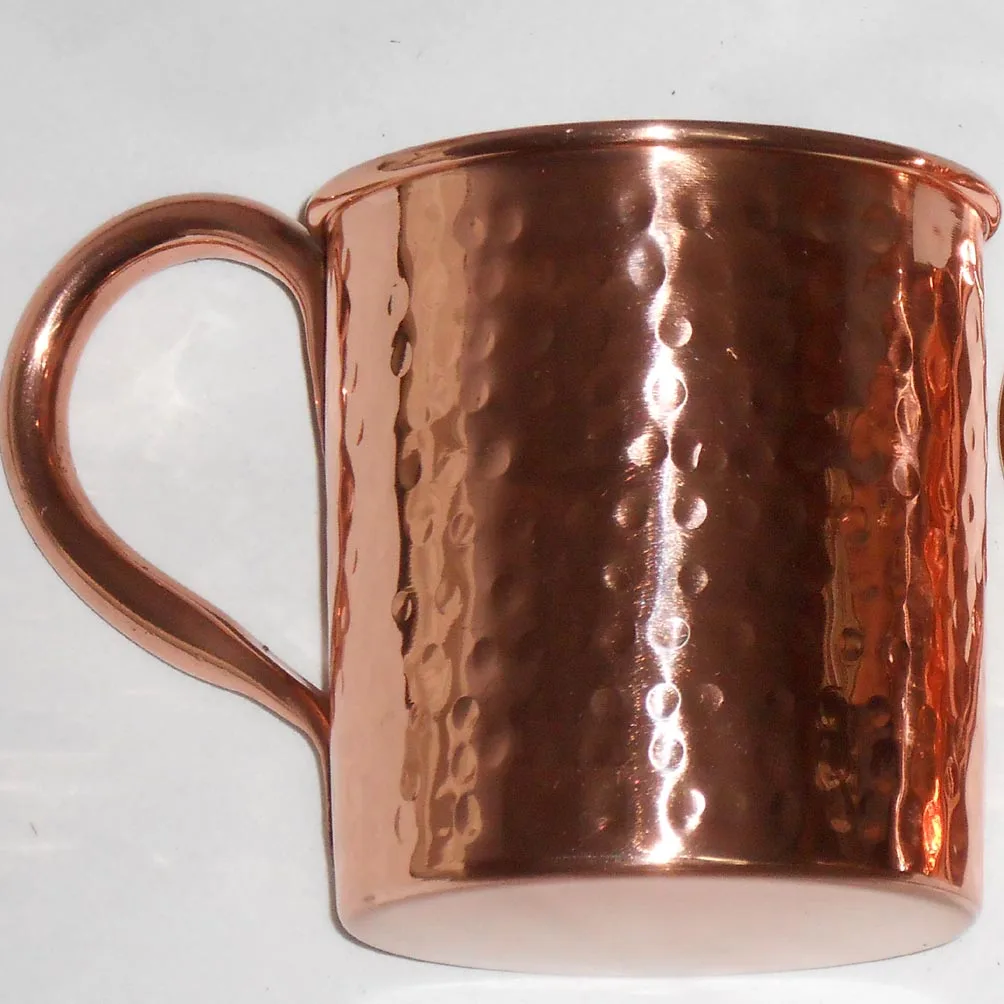 New Arrival Top-selling  pure Copper Moscow Mule Mug Set Of 2 Moscow Mule Copper Mugs for beer