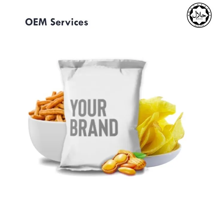Арахис с покрытием из карри традиционный вкус Малазийская закуска OEM высокое качество оптовая продажа