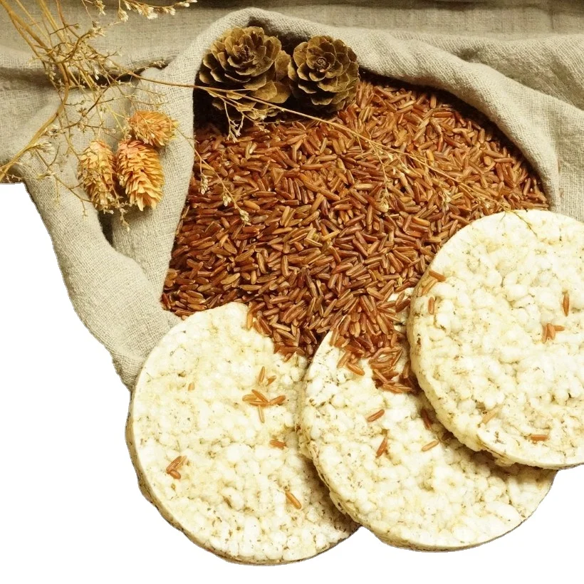 Brown rice cakes snack are most favorite Puffed rice cake with orange combination or  pineapple jam Akina
