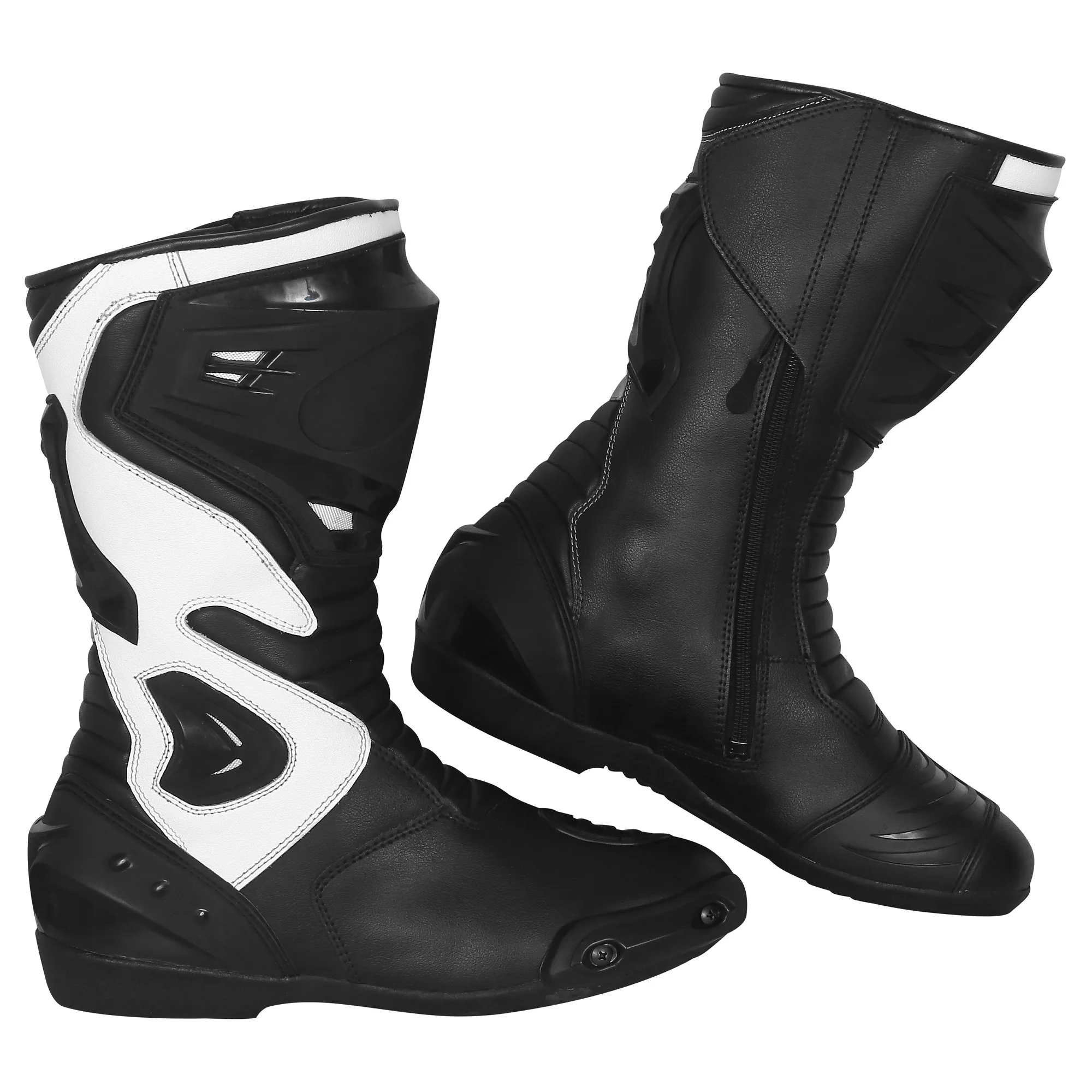 New Style Motor bike Shoes Customer Motorcycle Leather Race Shoes Biker Racing Motorbike Leather Shoes