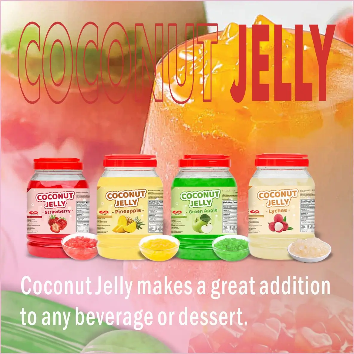 Лидер продаж влажное и сочное кокосовое вазелин подходящее сопряжение с миндальным молоком