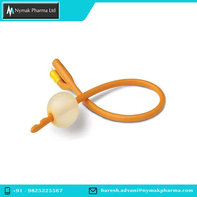 High Quality Medical 2 way Latex Foley Catheter With Balloon Antimicrobial Coated Catheter Latex