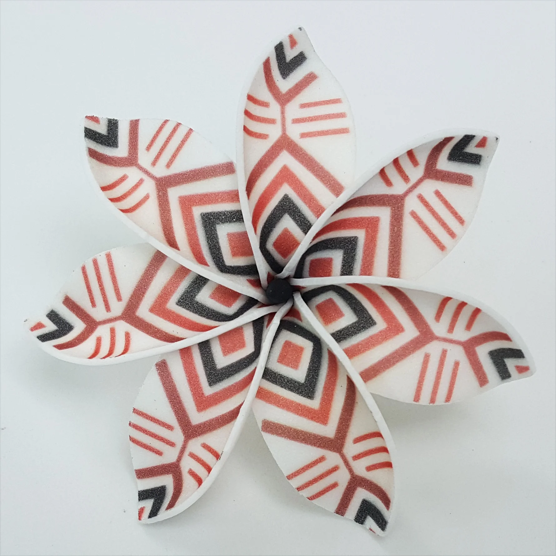 Best seller good quality Handcraft Handmade artificial tahitian foam flower with special tattoo and color pattern