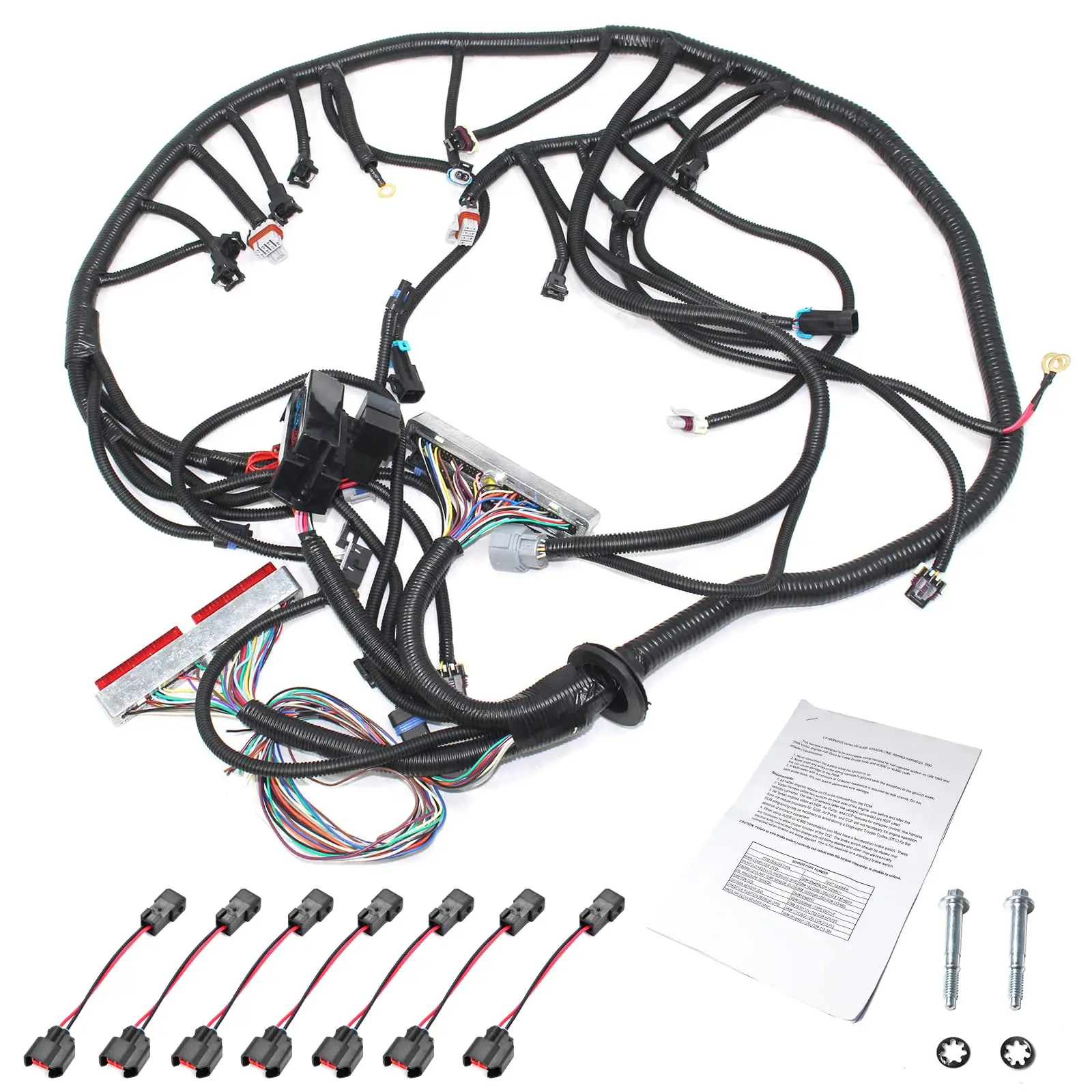 Custom 5.3 Wiring Harness Engine Wiring Harness Compatible 1999-2006 DBC LS1 4.8 5.3 6.0 Vortec Cable 4L60E