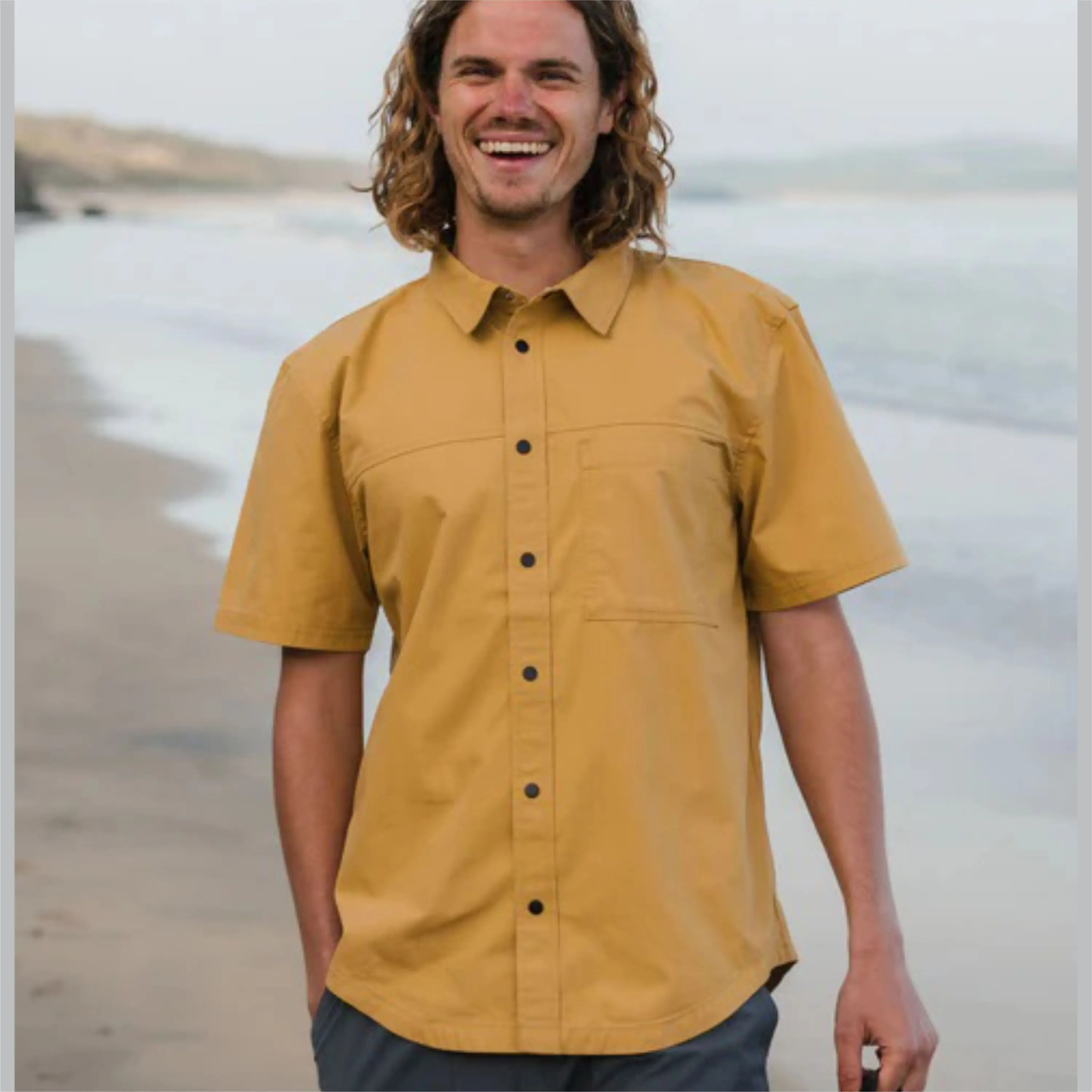 High Quality Ripstop Short Sleeve Shirt For Men And Women Durable And Stylish Perfect For Casual Wear And Outdoor Activities