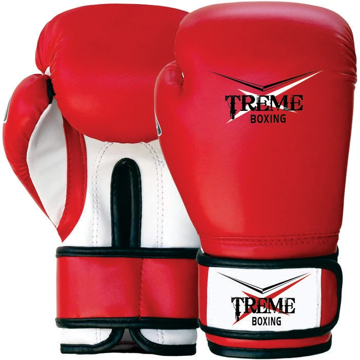 Professional Fighting High Quality PU Leather Training Boxing Gloves, Punching sparring gloves Adjustable Wrist Strap Gloves