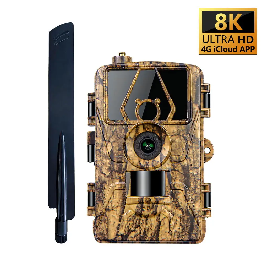 4G Hunting Camera LTE 60MP Photo 8K Video used in North US, South US, Europe, Australia Trail Camera 4G App check