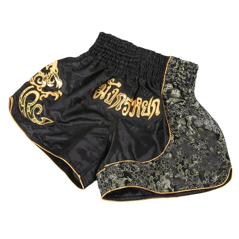 Unisex High-Performance MMA Fightwear Muay Thai Shorts Custom Branded White Black Short Length With Elastic Waist for Adults