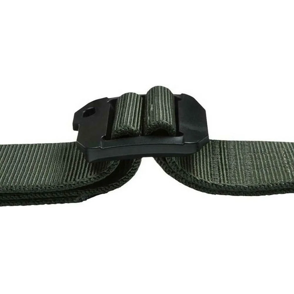New Design Strap Tactical Rubber Elastic Pure Nylon Waist Magnet Buckle Belt Men Logo Style Outdoor USA