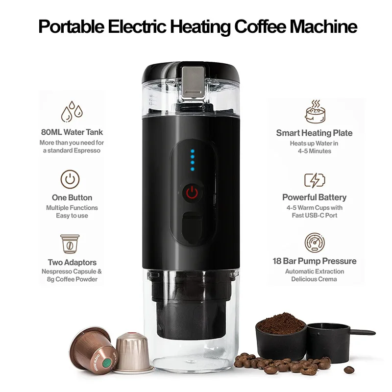 New Arrivals Best Price High Quality capsule coffee machine portable coffee machine Outdoor small coffee machine