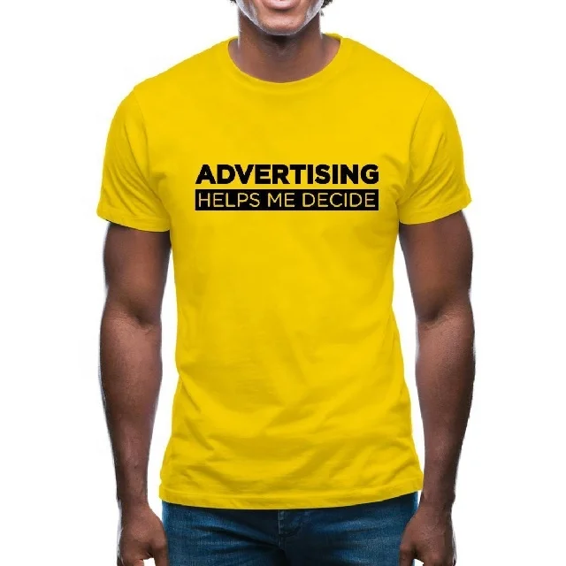 Fast Moving Election Souvenir Promotional Mens Tees Customized Sublimation Image Printing Polyester Cotton Cheap Gents T-shirt