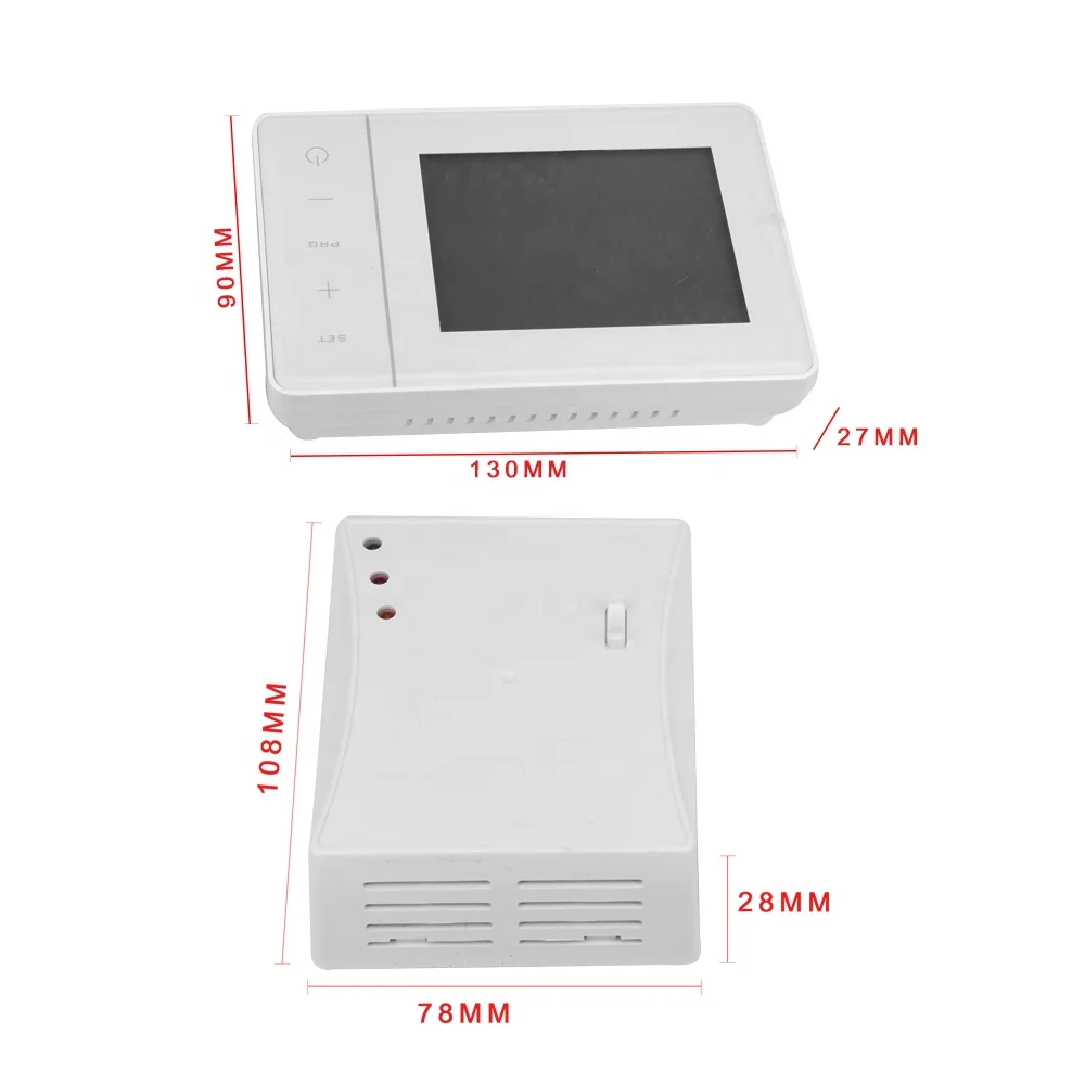 Tuya WIFI Wireless programmable underfloor heating thermostat with RF receiver for gas boiler