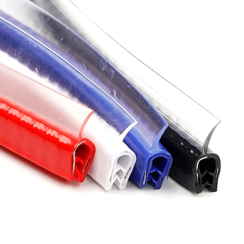 U-shaped edge strip car door seal dust-proof decorative strip sound insulation noise reduction rubber anti-scratch seal strip