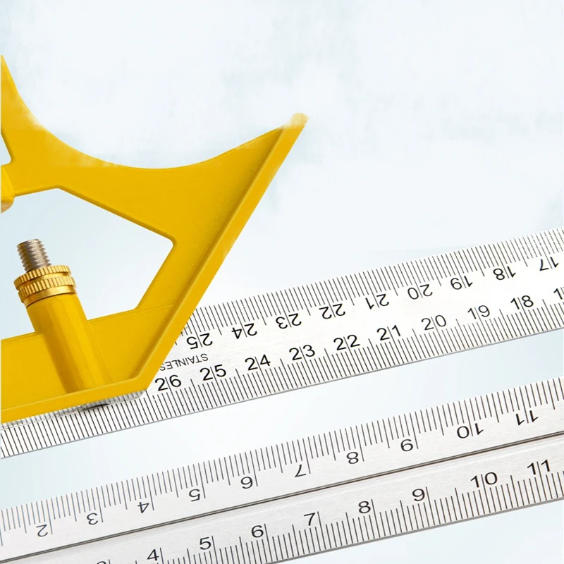 New Digital Level Multipurpose Angle Adjustable Combination Square Scale Stainless Steel Protractor