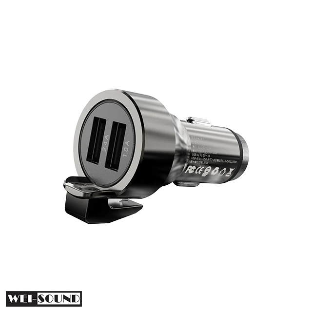 Reaice17W Seatbelt Cutter and Window Glass Breaker Dual Ports Car Charger