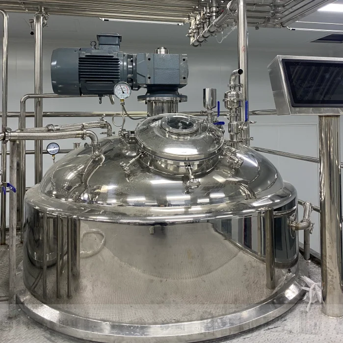 Portable High Shear Vacuum Emulsifier Mixer Ideal for Cosmetic and Liquid Soap Production.