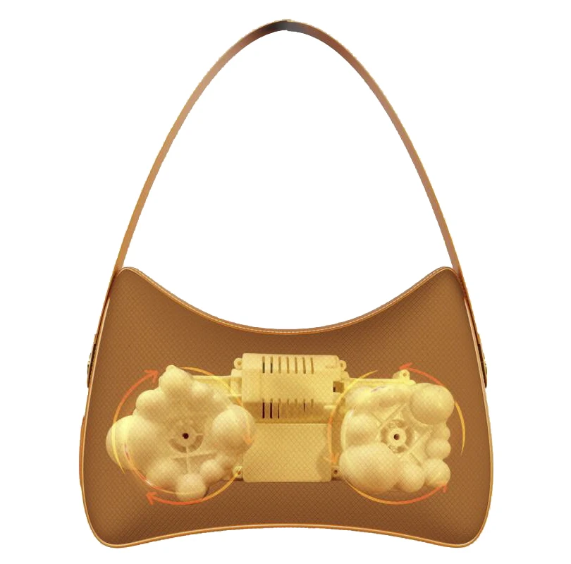 healthpal oem odm Rechargeable 3D Luxury Bag Design cervical therapy pillow cordless neck shoulder shiatsu massager pillow