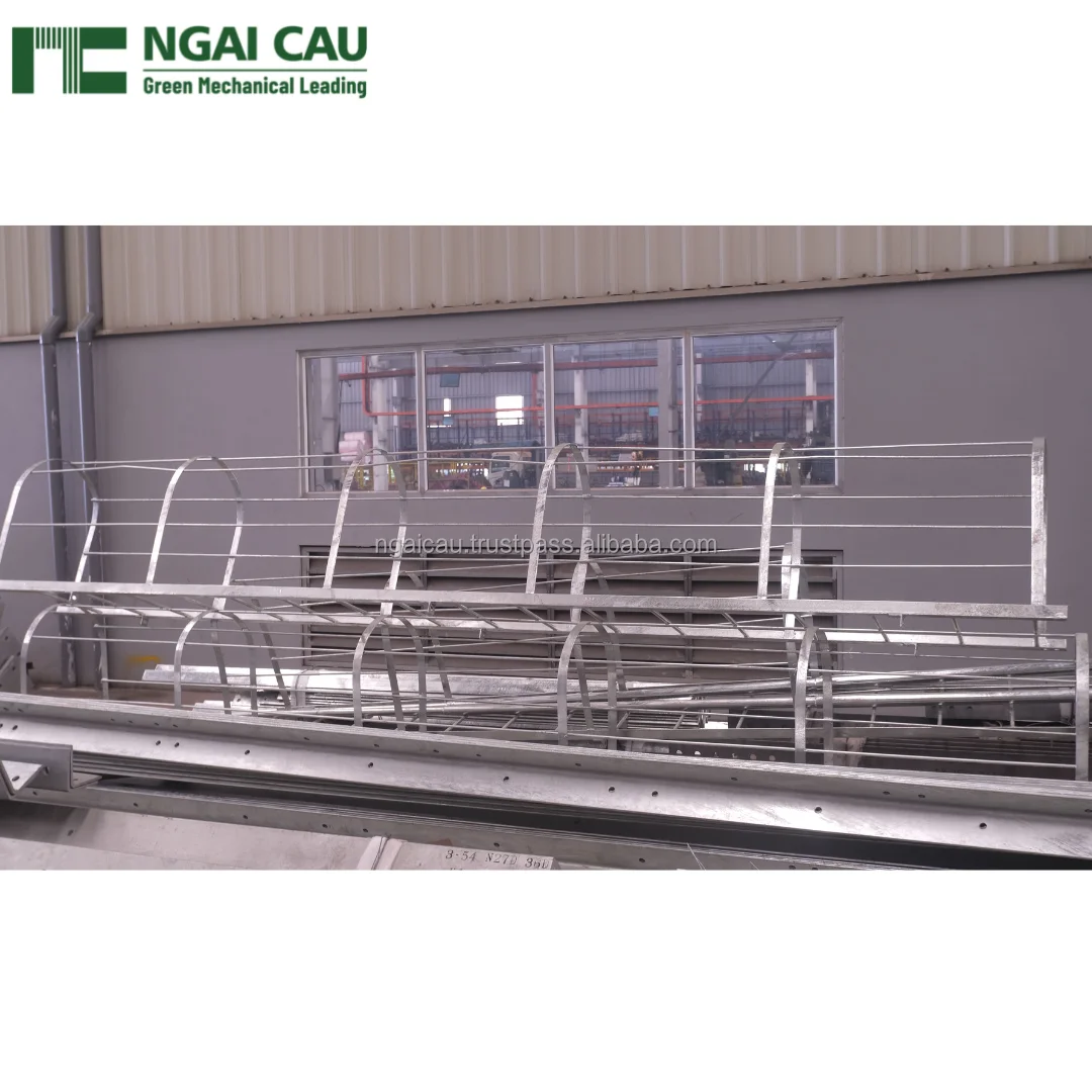 From Viet Nam: Adjustable Structure Ladder By Cladded Zinc Dedicated Steel Building Steel Structure