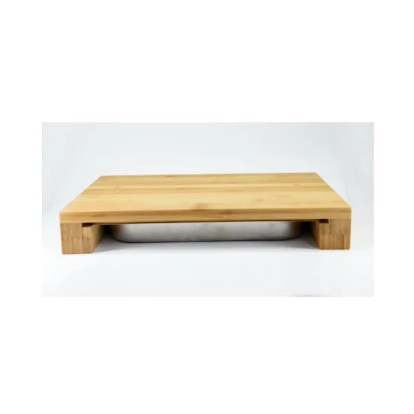 Wooden Cutting Board with Stainless Steel Drawers Kitchenware Cutting Board Serving Board from India at Cheap Price Low MOQ