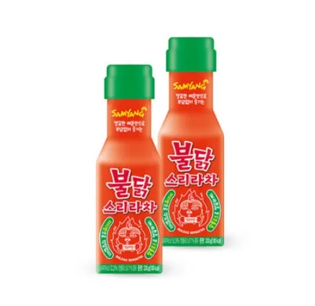 Hot Sriracha Chili Sauce Ramen Hot Spicy Chicken Cup Noodle Sauce Stir-fried Vegetable Sauce with Bibimbap