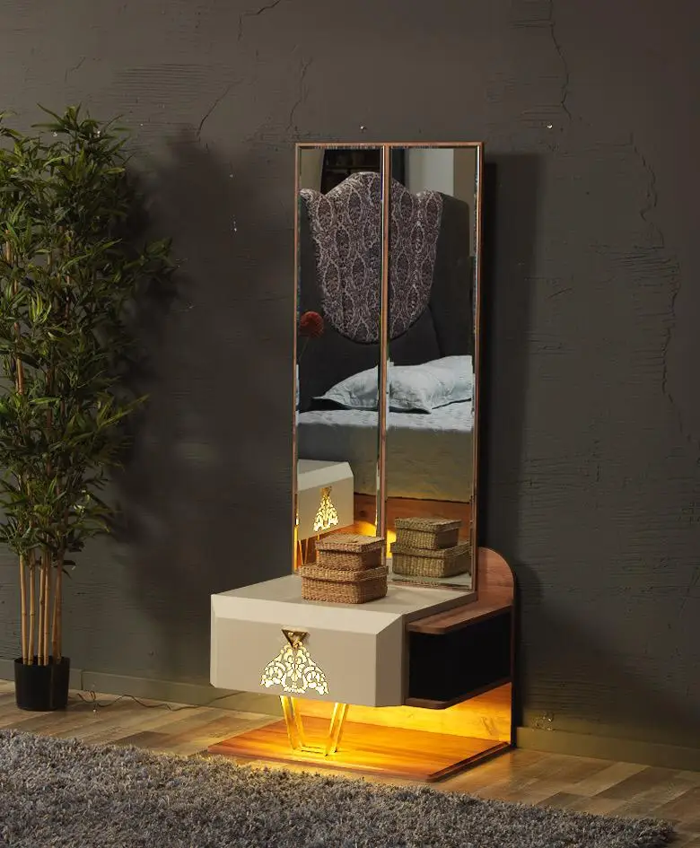 Diwan master bedroom set 2024 design hot sales smart furniture  MDF raw materials King queen size bed