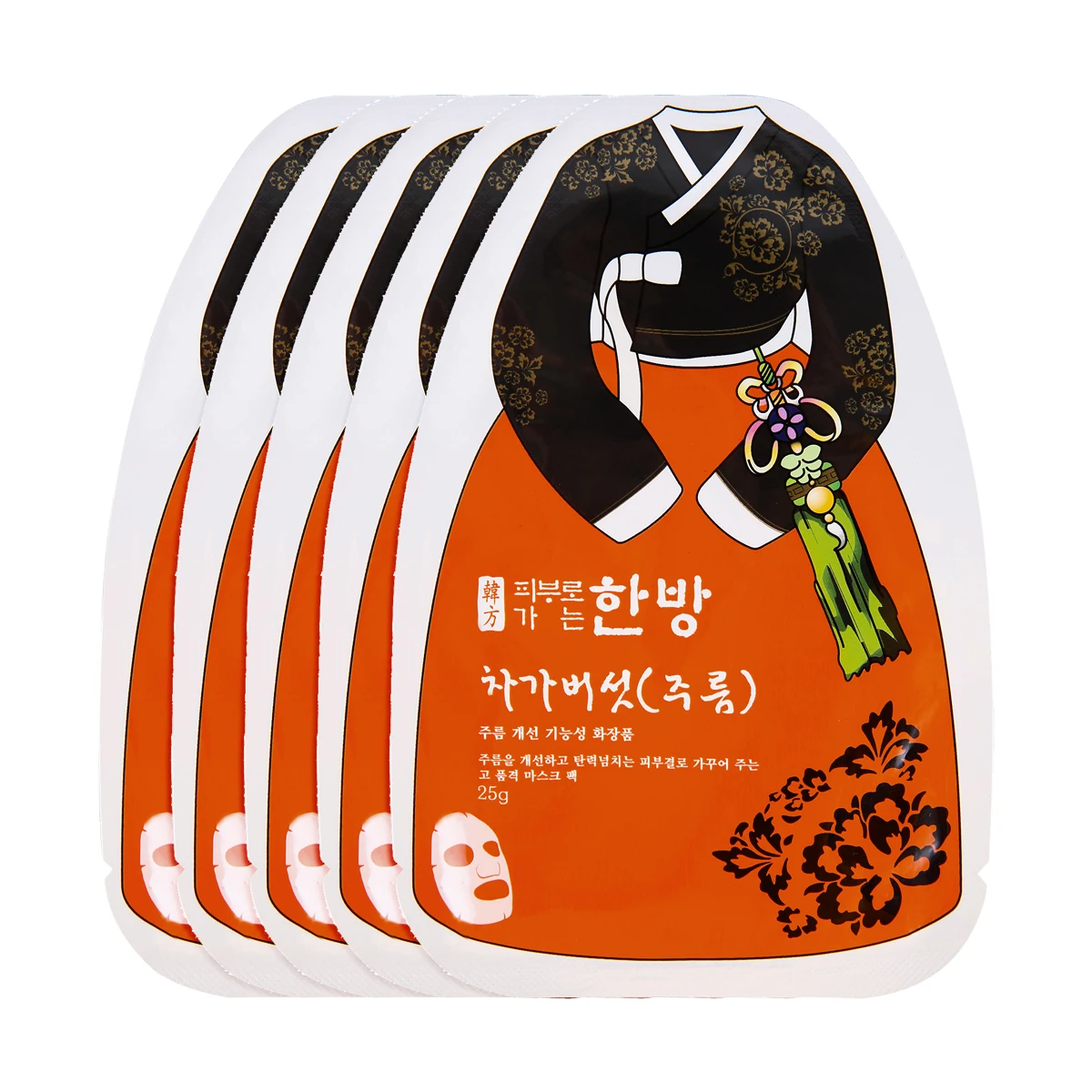 Korean natural care cosmetics based on oriental medicine ORIENTAL HERBAL SKINCARE Premium Mask Pack Chaga Mushroom