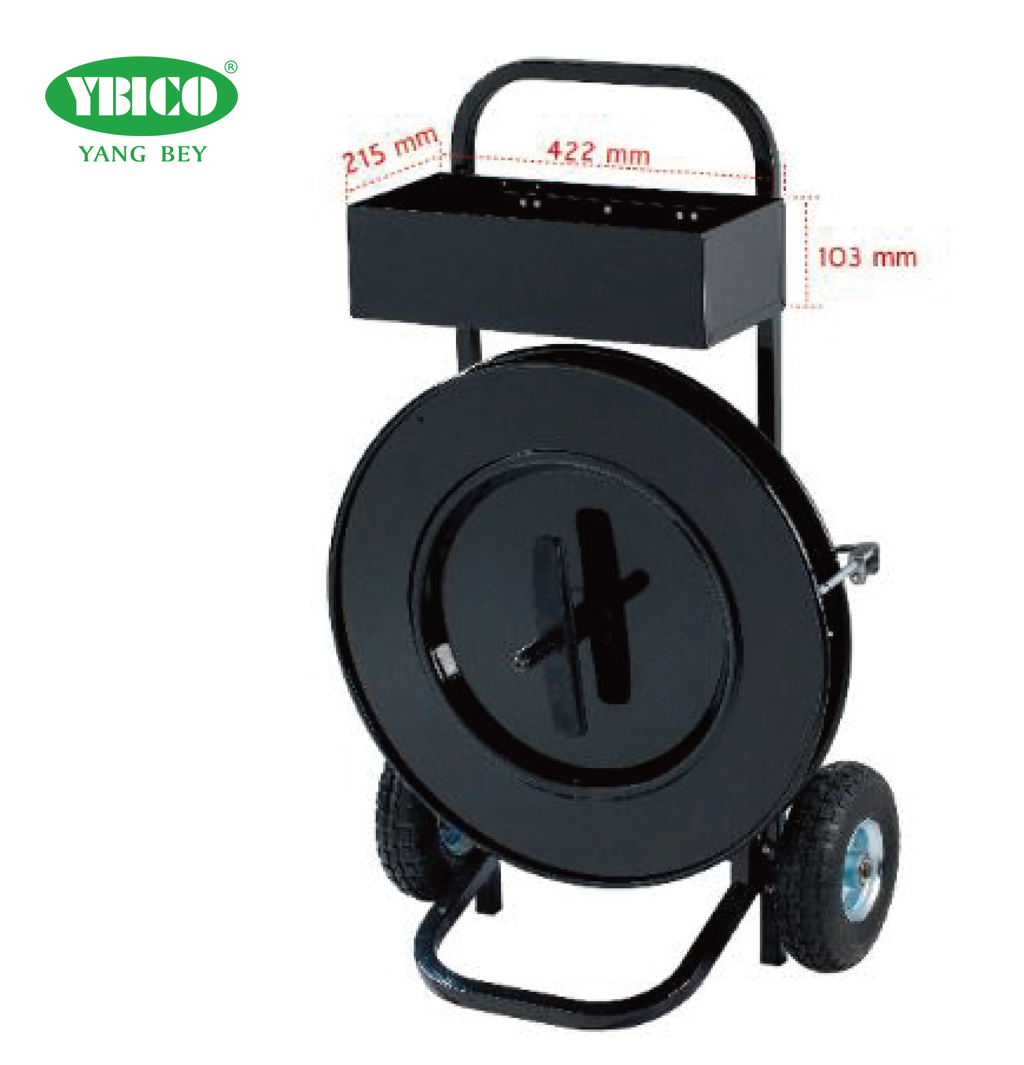 YBICO CA850 Easy Operation Manual Strapping Dispenser Trolley with Wheels
