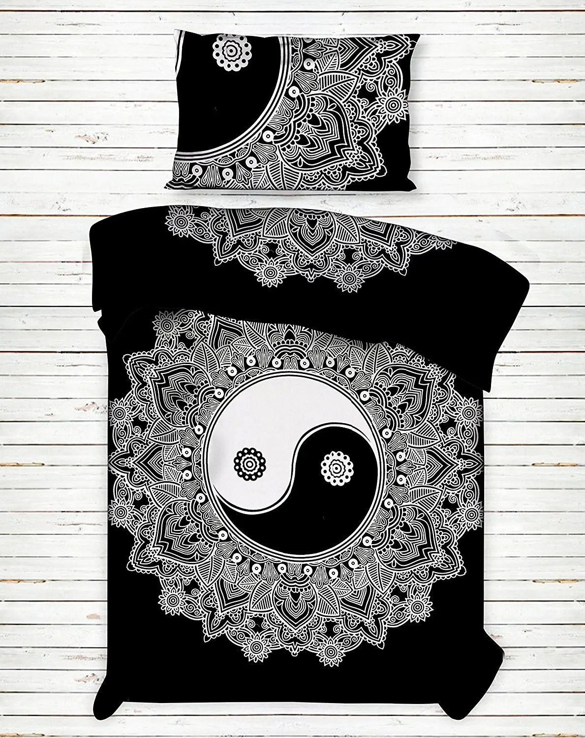 Mandala Forest Tree Indian Duvet Cover Twin Size Cotton Fabric Handmade Home Decor Beautiful