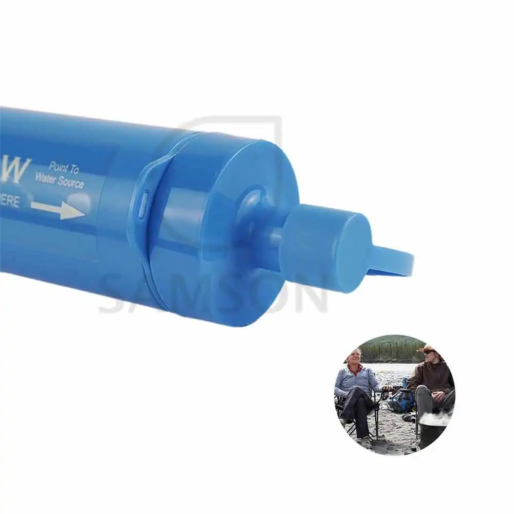 hot selling survival water filter straw bottle portable purifier for camping water portable filter water