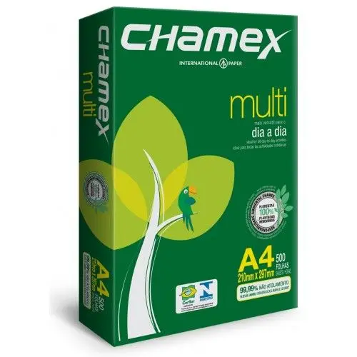 Virgin Pulp Chamex / A4 Copy Paper 80, 75 GSM/  Chamex a Copy Paper A4 80GSM 500 Sheets Per Ream